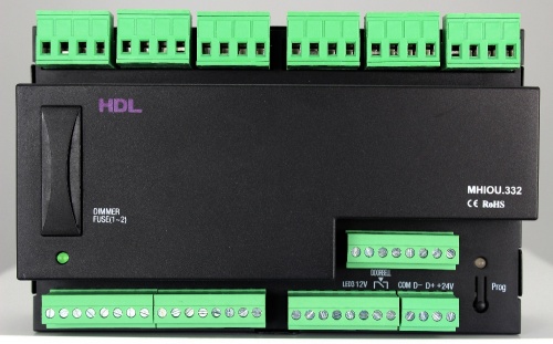 DIN HDL Bus модуль входов-выходов, HDL-MHIOU.432