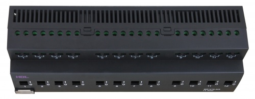 DIN реле, 12-канальное, 16A на канал (HDL-M/R12.16.1)