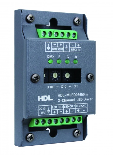 650мА диодный драйвер LED, 3 канала (RGB) (Устройства исполнительные HDL), SB-LED650mA, Китай