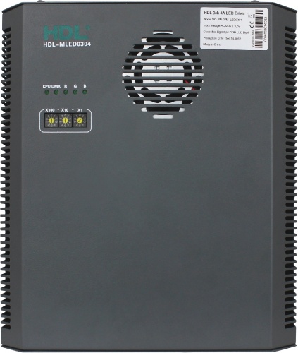 4А диодный драйвер LED, 3 канала (RGB), 24VDC, встроенный DMX интерфейс, SB-WM-LED0304